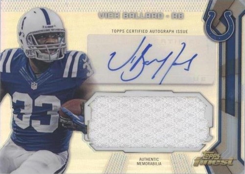 2013 Topps Finest Vick Ballard #AJR-VB