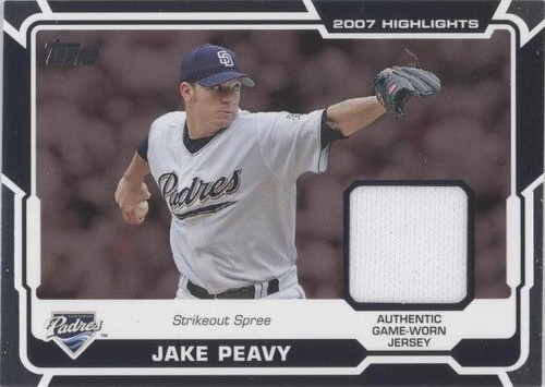 2008 Topps - Jake Peavy #HR-JP