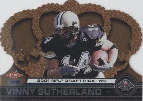 2001 Pacific Crown Royale Vinny Sutherland #212