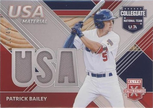 2020 Panini Elite Extra Edition - Patrick Bailey #USAM-PB