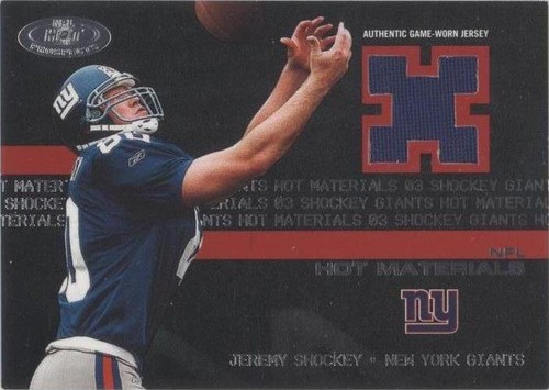 2003 Fleer Hot Prospects Jeremy Shockey #HM-JS