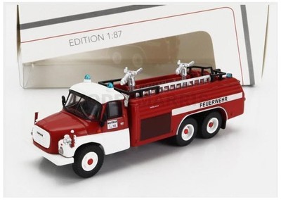 SCHUCO 452678700 Tatra - T148 Tanker Truck Feuerwehr 3-ASSI 1968 - Red White - 1