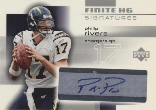 2004 Upper Deck Finite HG Philip Rivers #FS-PR