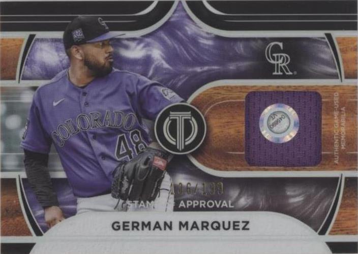 2022 Topps Tribute - German Marquez #SOA-GM