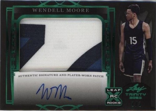 2022-23 Leaf Trinity - Wendell Moore Jr. #PA-WM1