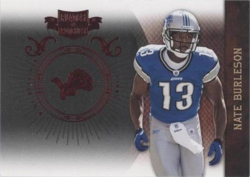 2010 Panini Plates & Patches Nate Burleson #33
