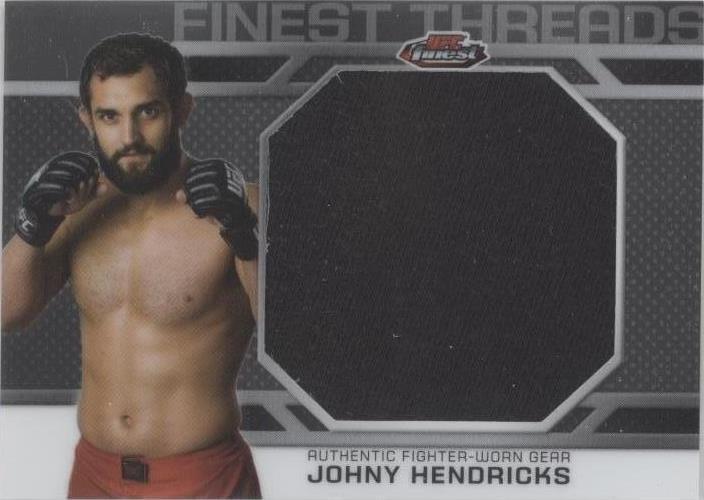 2013 Topps Finest UFC - Johny Hendricks #JFT-JH