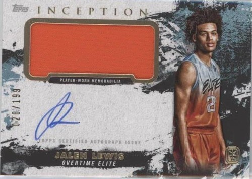 2021-22 Topps Inception OTE Overtime Elite - Jalen Lewis #IAPC-JL2