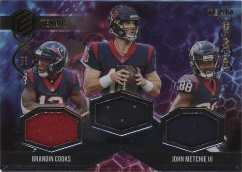 2022 Panini Elements Brandin Cooks Davis Mills John Metchie III #TC-HOU