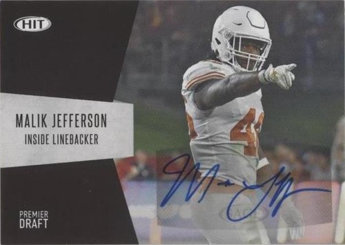 2018 Sage Hit Malik Jefferson #A-72
