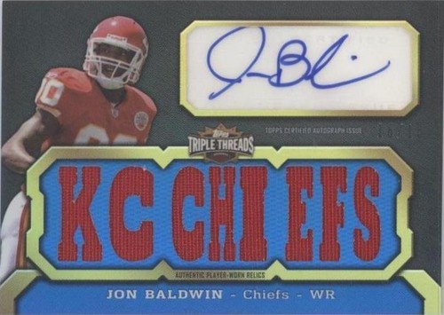 2011 Topps Triple Threads Jonathan Baldwin #TTAR-46