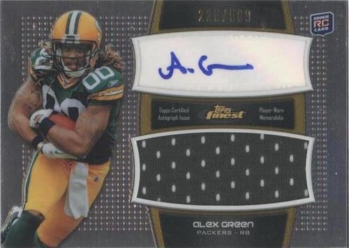 2011 Topps Finest Alex Green #AJR-AG
