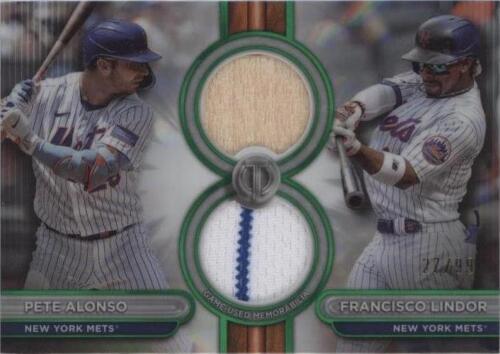 TOPPS MLB TRIBUTE FRANCISCO LINDOR JOSE RAMIREZ CLEVELAND