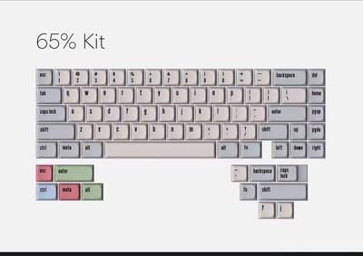 DROP + MiTo XDA Canvas Keycap Set for 65% Keyboards NEW