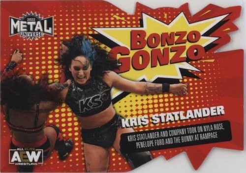 2022 Skybox Metal Universe AEW All Elite Wrestling - Kris Statlander #BG-30