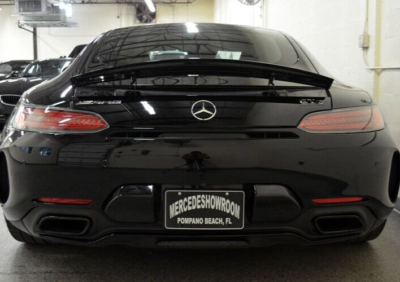 Mercedes-Benz OEM Gloss Black Night Package Oval Exhaust Tip Pair  