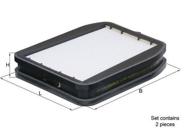 Mahle Original La 455/S Filtre D'Habitacle Ã  Particules