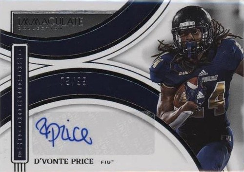 2022 Panini Immaculate Collection Collegiate D'Vonte Price #II-DPR