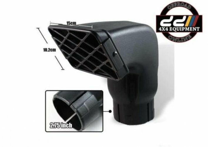 3" Snorkel Head Top Ram Replacement For Landcruiser VDJ76 VDJ78 VDJ79 4.5L 77mm