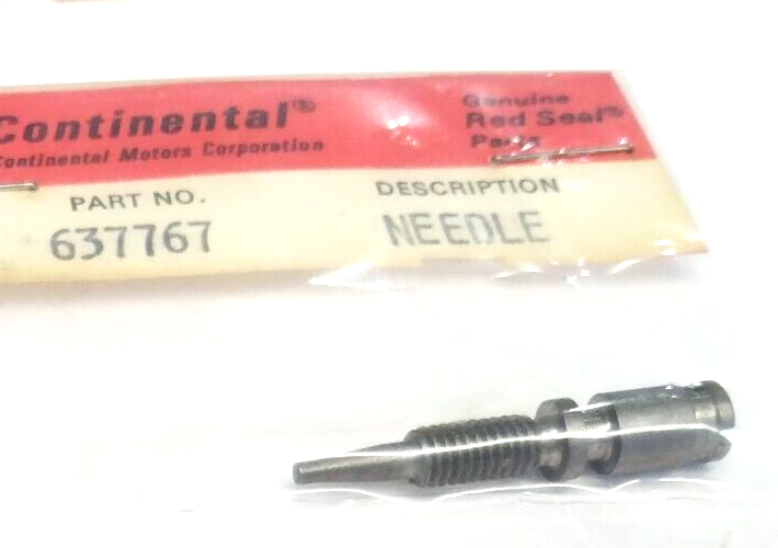 Continental Adjusting Needle Kit, P/Ns 637766 & 637767, NOS