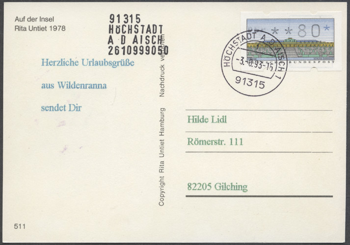 Bund 1993 Ansichtskarte 