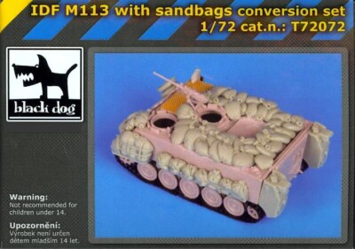 Blackdog Models 1/72 IDF M113 WITH SANDBAGS Resin Conversion Set