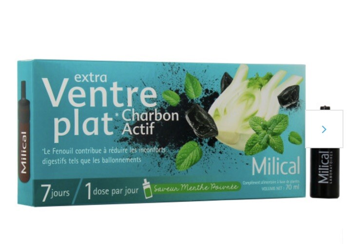 CompléMent Alimentaire Confort Digestif Gazs  Ballonnement Charbon Actif