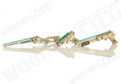 WOODEN.CITY WR328 Widgets/Key Rings - Guns 3in1 Set