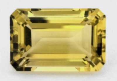 LEMON QUARTZ 7 x 5 MM EMERALD CUT 2 PIECE SET ALL NATURAL AAA