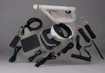 Sony PS VR PS4 VR PlayStation CUH-ZVR2 Headset Bundle w/Aim Controller