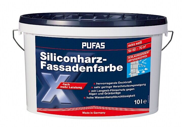 Pufas Fassadenfarbe Silikonharz