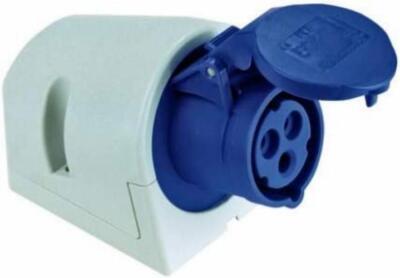 Presa PCE 113-6 - Montaggio a parete CEE, 3P, 16 A, 200-250 V, Senza viti, IP44