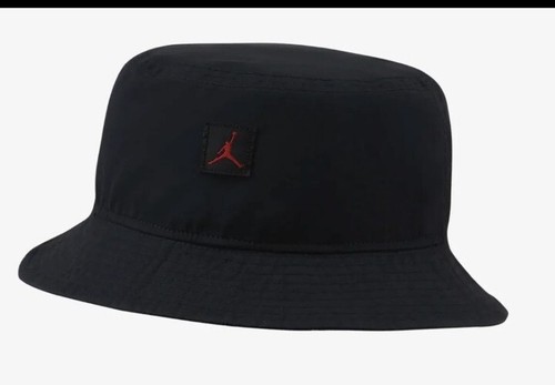 Size L / Xl Nike Unisex Jordan Jumpman Washed Bucket Dc3687-011  Nwt