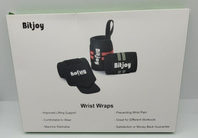 Bitjoy Wrist Wraps Improved Lifting Support Preventing Wrist Pain Workouts