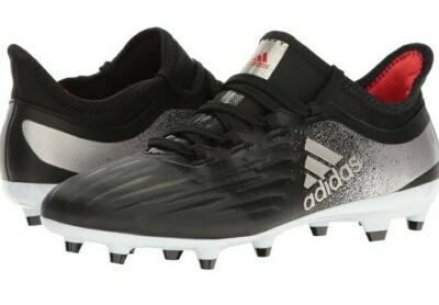 Adidas Performance Womens X 17.2 FG W Soccer Shoe, Black/Platino Core Red size 5