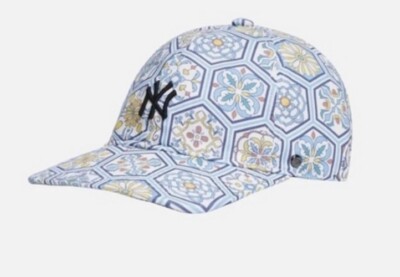 Kith New York Yankees Small Logo Moroccan Tile Strapback Cap O/S NWT Feig NYY