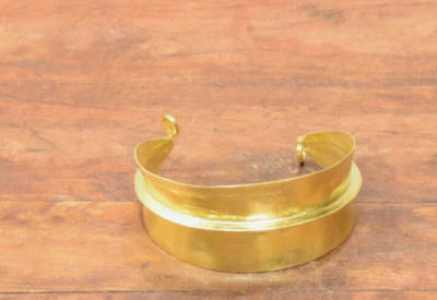 Brushed gold shop cuff bracelet