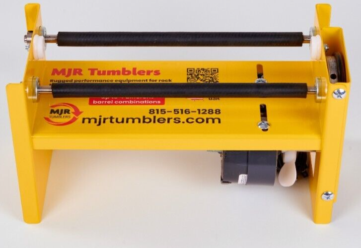 Dual 6lb Barrel Rock Tumbler w/ K, MJR Tumblers Winner Best High End 19, 20 & 21