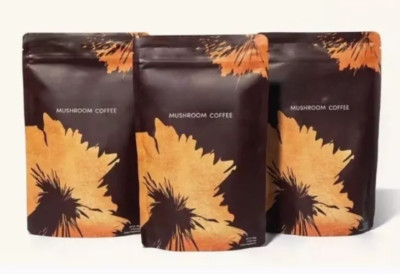 3 Pack Organic Mushroom Coffee W/ Spoon 100% Authentic FREE SHIPPING