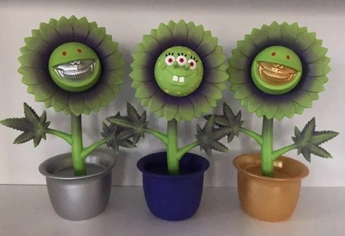 Ron English ロン・イングリッシュ 2018×コンパウンド×メイドバイモンスターズ MMJ GANJA GRIN SPONGEBOB HAZEBOB  スポンジボブ ヘイズボブ 世界500体限定 アートトイ フィギュア Ron English ロン・イングリッシュ 2018×コンパウンド×メイド