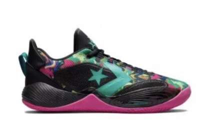 Converse All Star BB Shift  Black Pink Teal  Basketball A00406C Men Sz 10