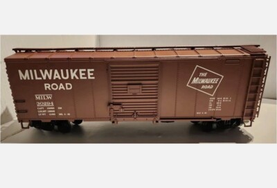 Aristo Craft G Scale ART-46015 Steel Box Car Milwaukee Road #30294