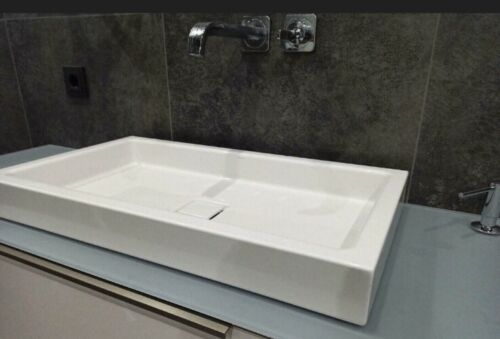 Alape Stahlwaschbecken, Waschtisch Aufsatz 70x39