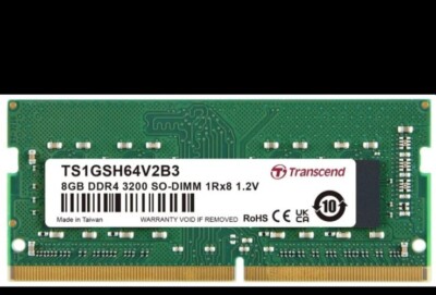 NEW DDR4 Transcend 8GB PC4-25600 1Rx8 3200MHz 260-Pin 1.2V DDR4 SO-DIMM Laptop 