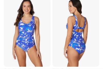 Nip Tuck NWT 'Forget Me Not Louise' One piece Bathing Suit SZ 8