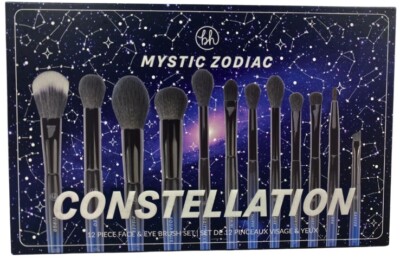 BH Cosmetics 12PC Mystic Zodiac Constellation Makeup Brush Set Eye Face Brush