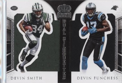 2015 Panini Crown Royale Devin Funchess Devin Smith #DS-DSDF