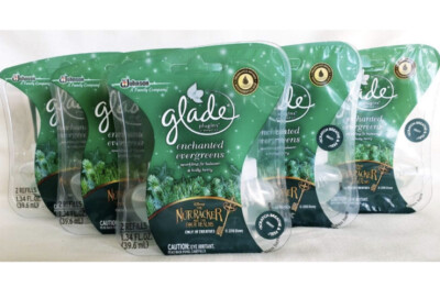 5 Pack Glade Enchanted Evergreens Scented Oil Refills 1.34 oz 10 Refills