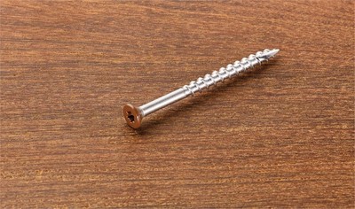 Starborn SFX34T10250 Brown Star Flat Head Coarse Deck Screw No. 10 x 2-1/2 L in.