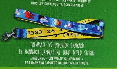 NEW Among Us Ejected Collector's Limited Edition Crewmate Vs Imposter Lanyard